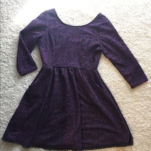 Purple dress